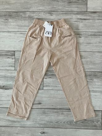 Tepláky, zara,140