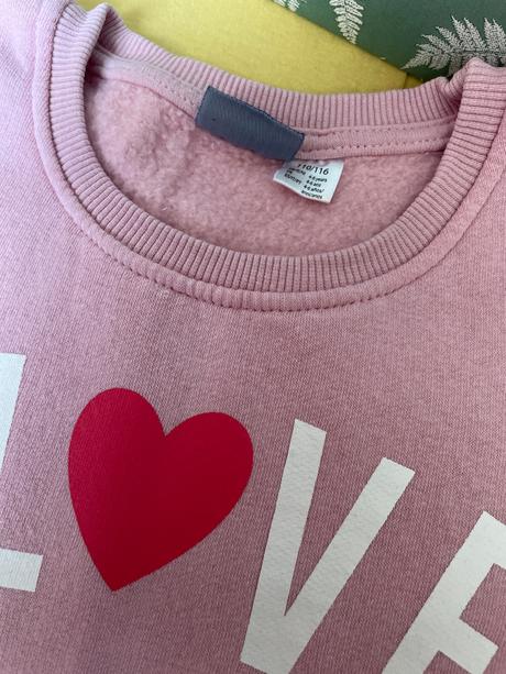 Teplá mikinka i love, lupilu,110