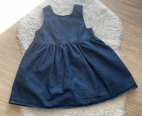 Tmavomodre riflove saty h&m, h&m,98
