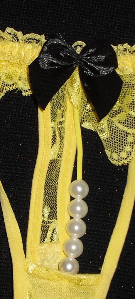 Sexy tangaciky s perlickami, s