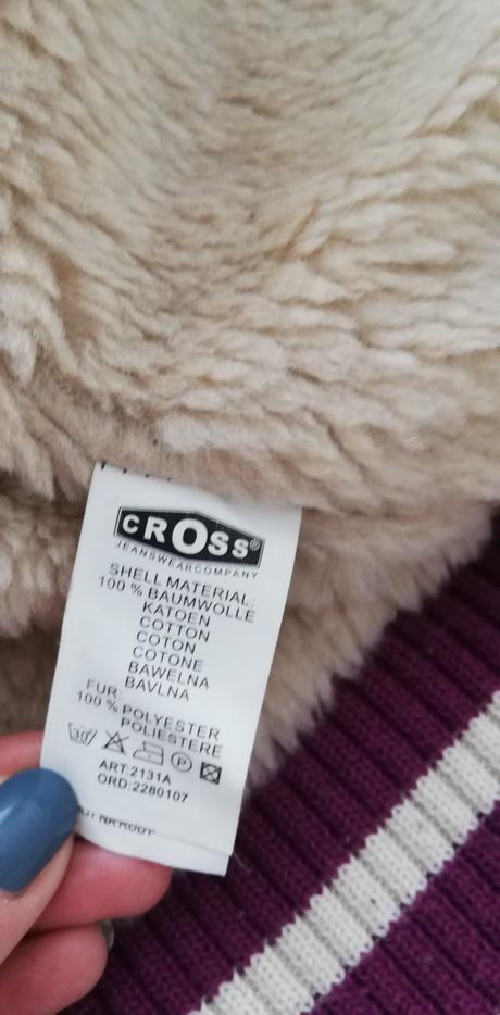 Hrubá mikina cross, s