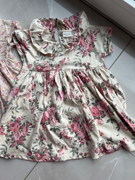 Next 2x kvietkované šaty č. 86 pc 24e, next,86