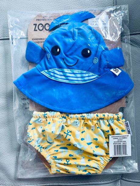 Plavky s klobucikom zoocchini, l