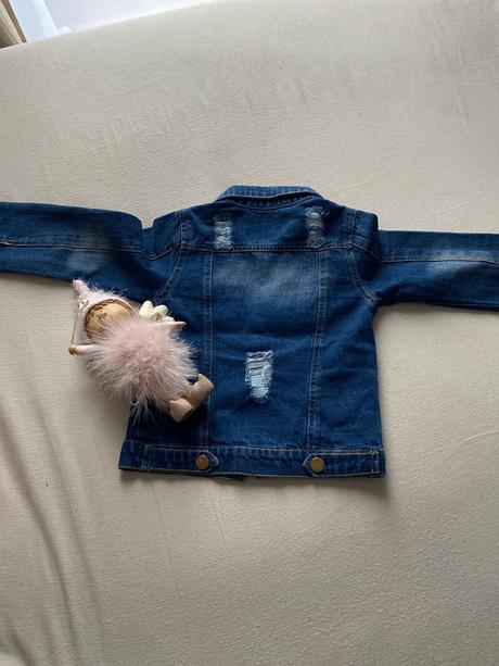 Rifľová bundička s dierami, 110