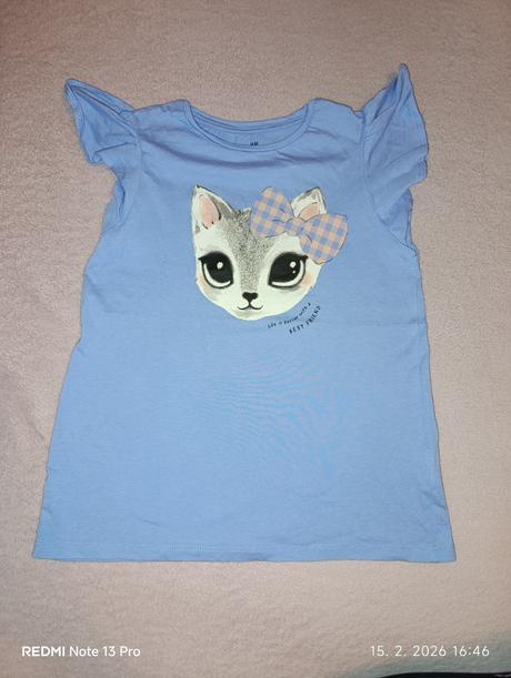 Tielko s mačkou, h&m,134
