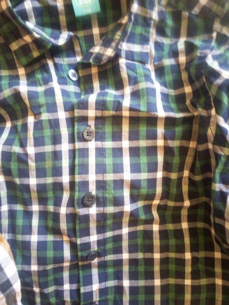 Zeleno modrá košeľa super stav, pepco,116