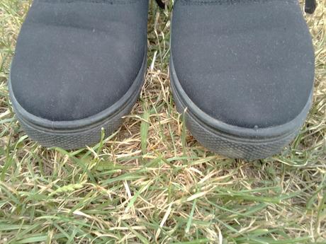 Čierne letné tenisky (plátenky), 44