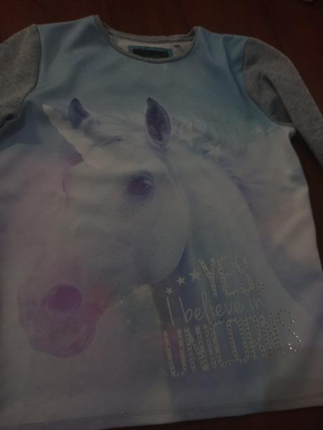 Mikina s jednorožcom 158/164, c&a,158