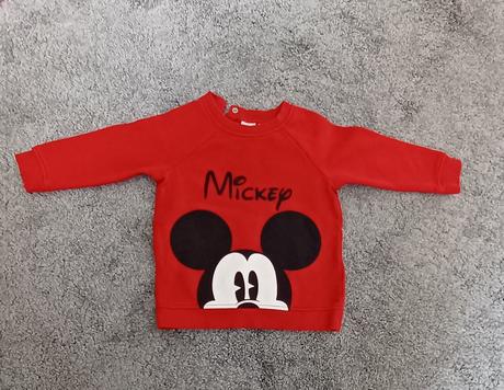 Mikina mickey, h&m,80