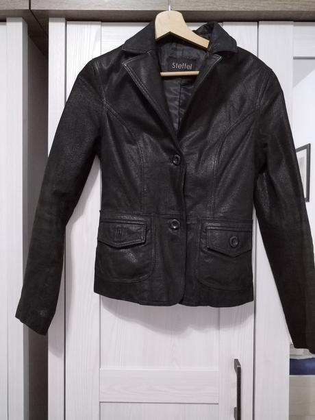 Kožené sako,xs a s, nosí sa ako koz. bunda, s