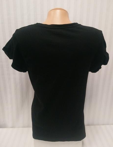 Dámsky čierny top, zlatý motív, harry potter, s/m, s