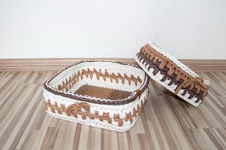 Háčkované košíky, 