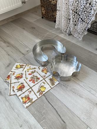 Formy na pečenie podkova / kvietok, 