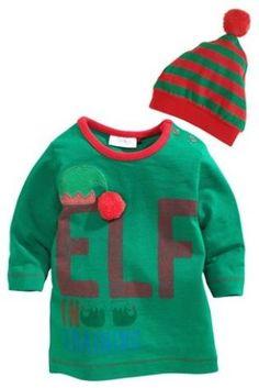 -elfovské tričko s čiapkou next veľ. 6-9 mes. a, 74