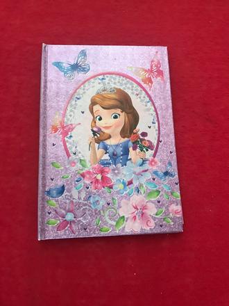 Zošit sofia v tvrdej doske,velkost 12,5 cm x 18 cm,