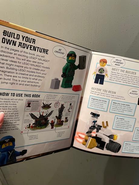 Kniha ninjago build your own adventure, 