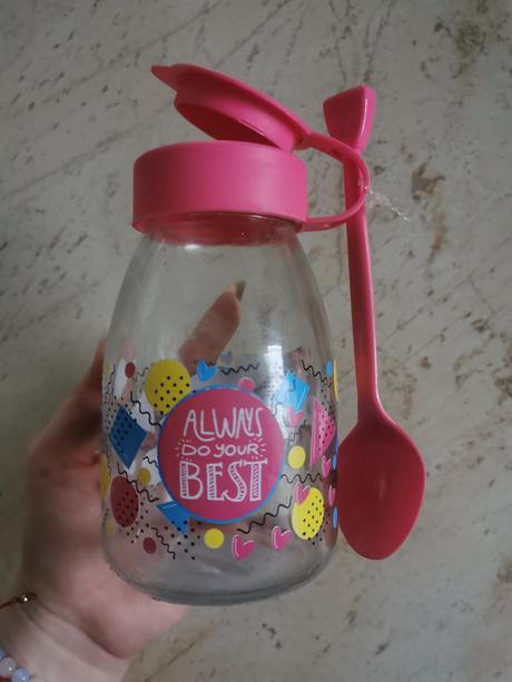 Desiatová fľaška s lyžičkou, 