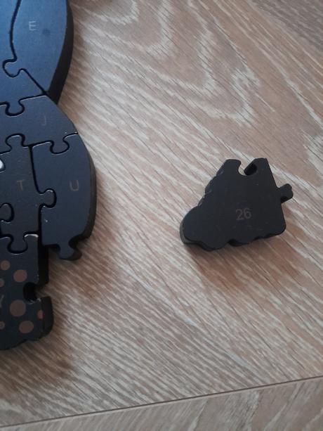 Drevene puzzle krtko, 