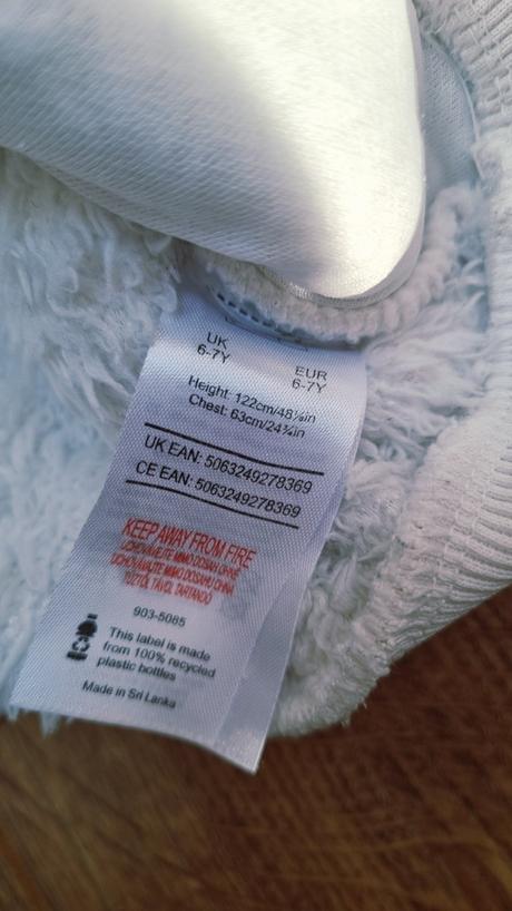 B3622 mikina teplá huňatá, f&f,122