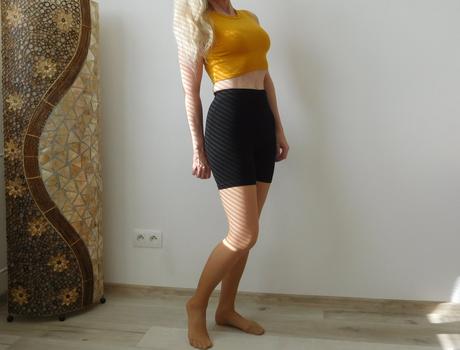 Športové krátke obtiahnuté nohavice s, s