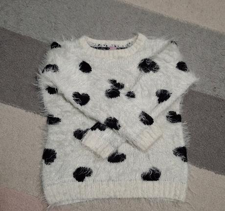 Chlpatý pulóvrík so srdiečkami, dopodopo,122