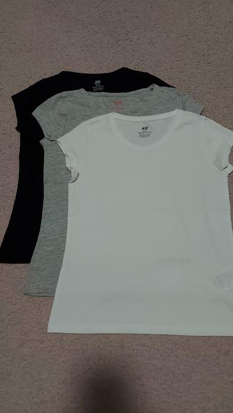 Tričká h&m č.146/152 (3 kusy), h&m,146