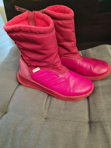 Zimné dievčenské čižmy adidas, adidas,33