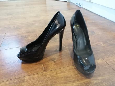 Lodičky s otvorenou špičkou, mango,39