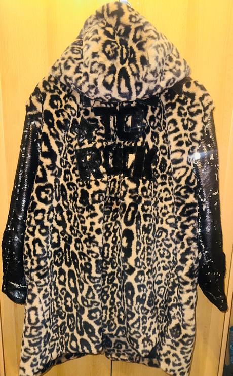 Dámsky kabát s kapucňou, xxl