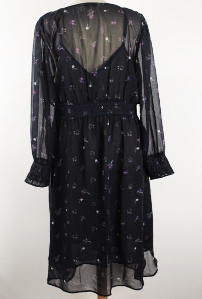 -kvetinové šaty so spodničkou next veľ. 42, next,l