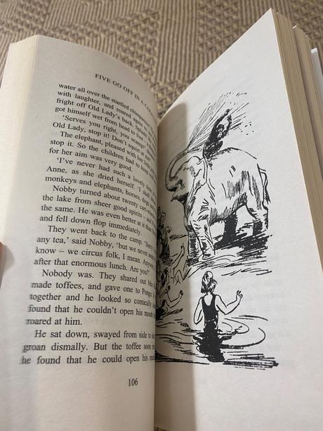 Famous five five go off in a caravan,