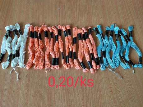 Bavlnky na vyšivanie, 