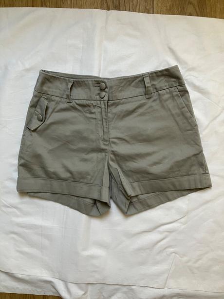 Dámske sivé kraťasy elegantné, h&m,xs