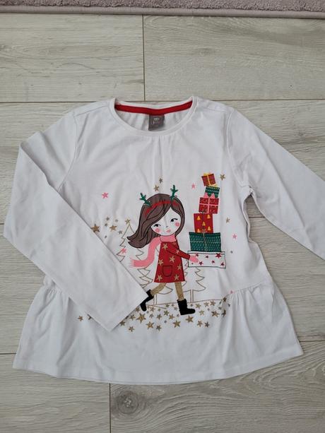 Tričko vianočné, palomino,128