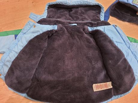 Teplucka zimna bunda s ciapkou, 86