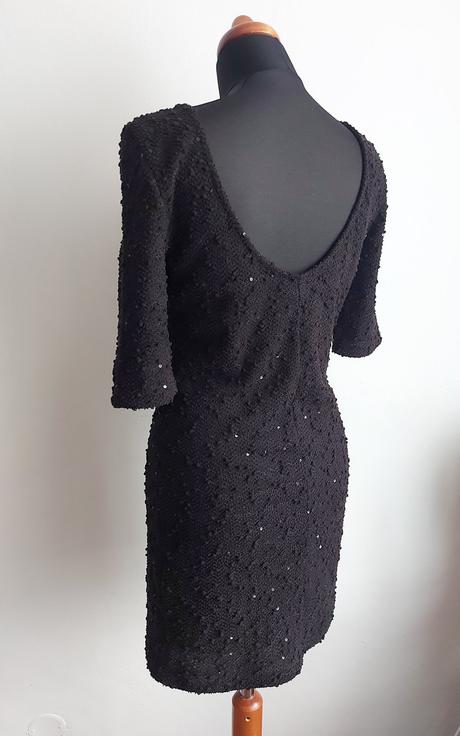 Čierne mini šaty, gate,m