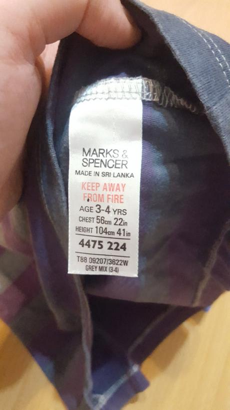 Pruhované tričko, marks & spencer,104