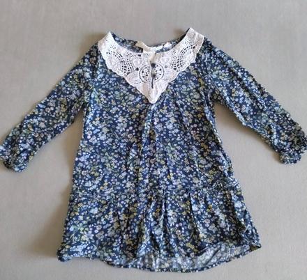 Tunika s čipkou, h&m,92