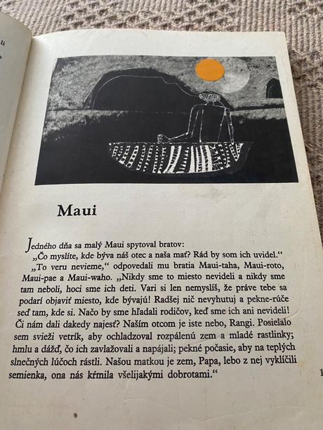 Stará kniha obrova stupaj maorijské rozprávky 1965,