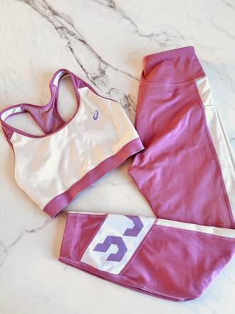 Asics športový set legíny a podprsenka xs -s, adidas,xs