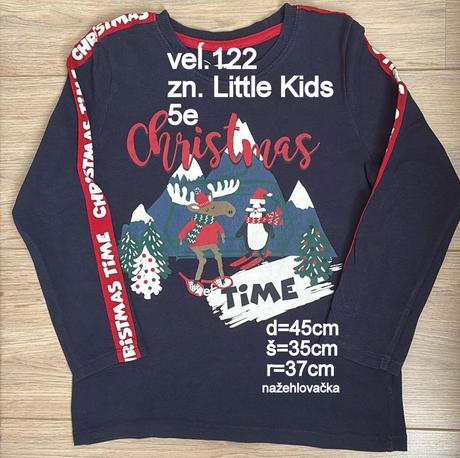 Chlapčenské tričká 2ks, veĺ.122, zn.little kids, 122
