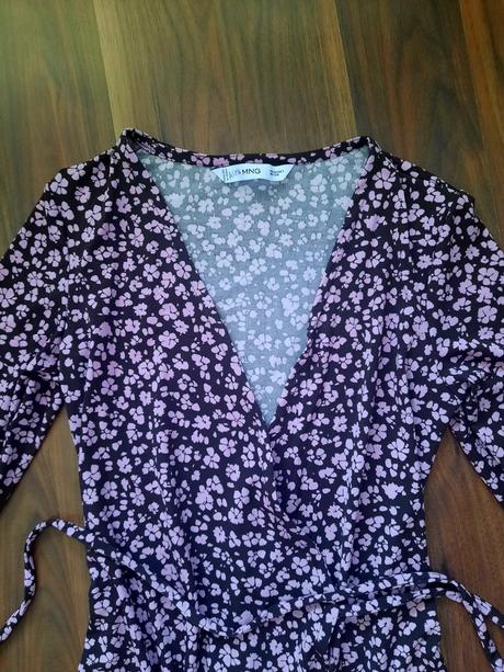 Pekné zavinovacie šaty, mango,s