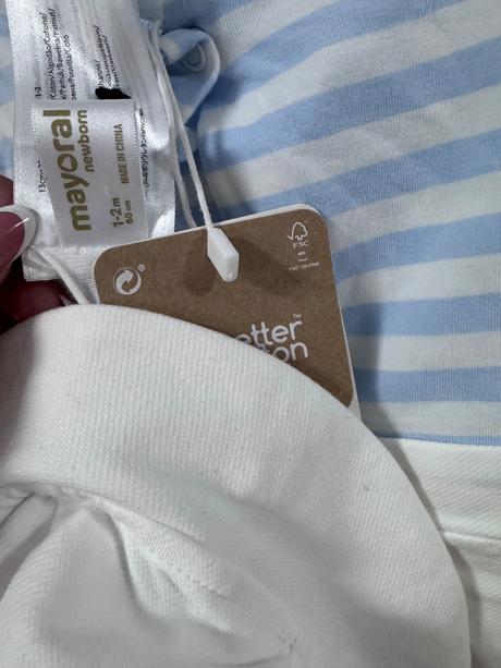 Mayoral baby set body s medvedíkom + klobúčik, mayoral,56