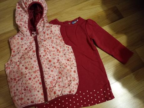 Šaty a vesta 86/92, lupilu,86