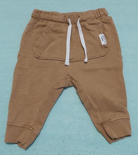 Tepláky hnedé h&m 68, h&m,68