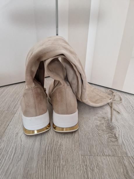 Semišová čižmy, 36