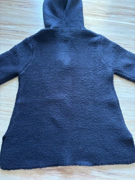 Tmavomodrý kabátik, zara,140