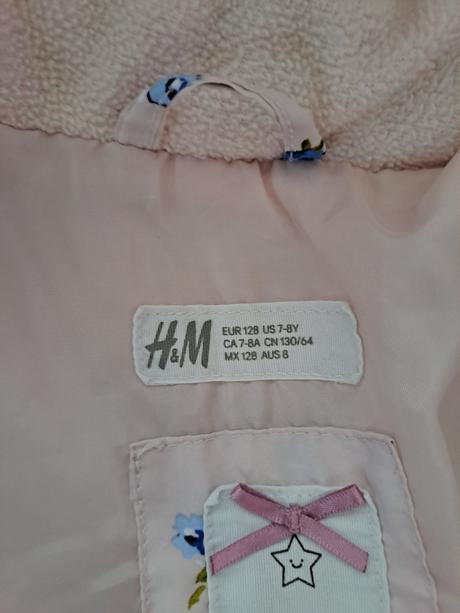 Zimná bunda, h&m,128