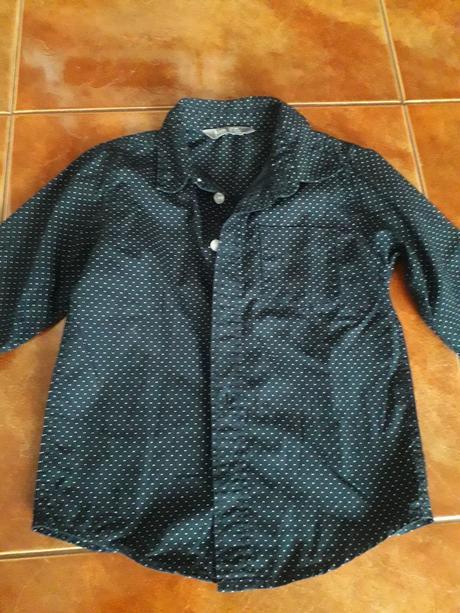 Bodkovaná košeľa lindex, lindex,104