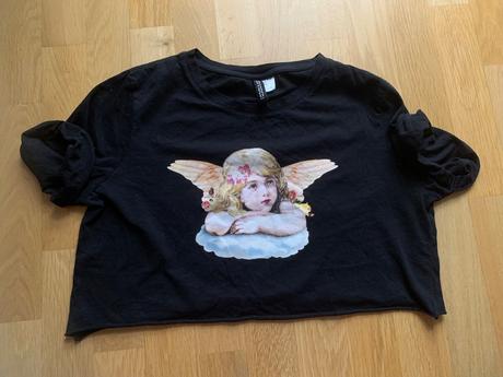 Crop tricko, h&m,m